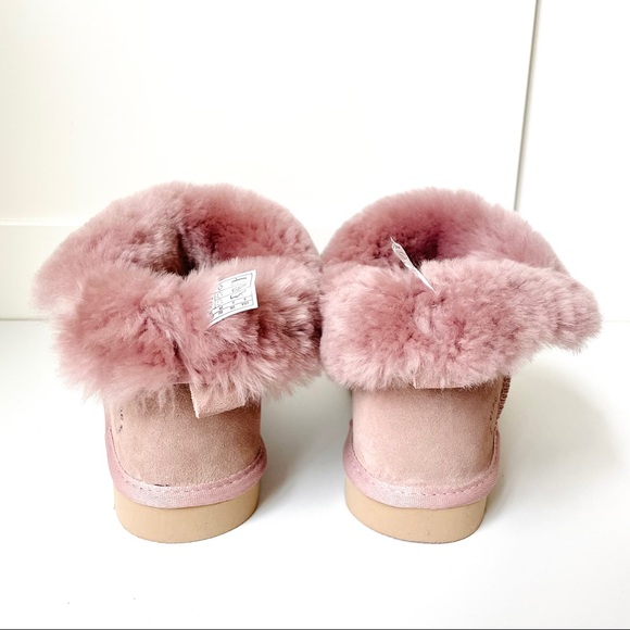 Fireside By Dearfoams Genuine Shearling Lined Boot - Picture 6 of 7